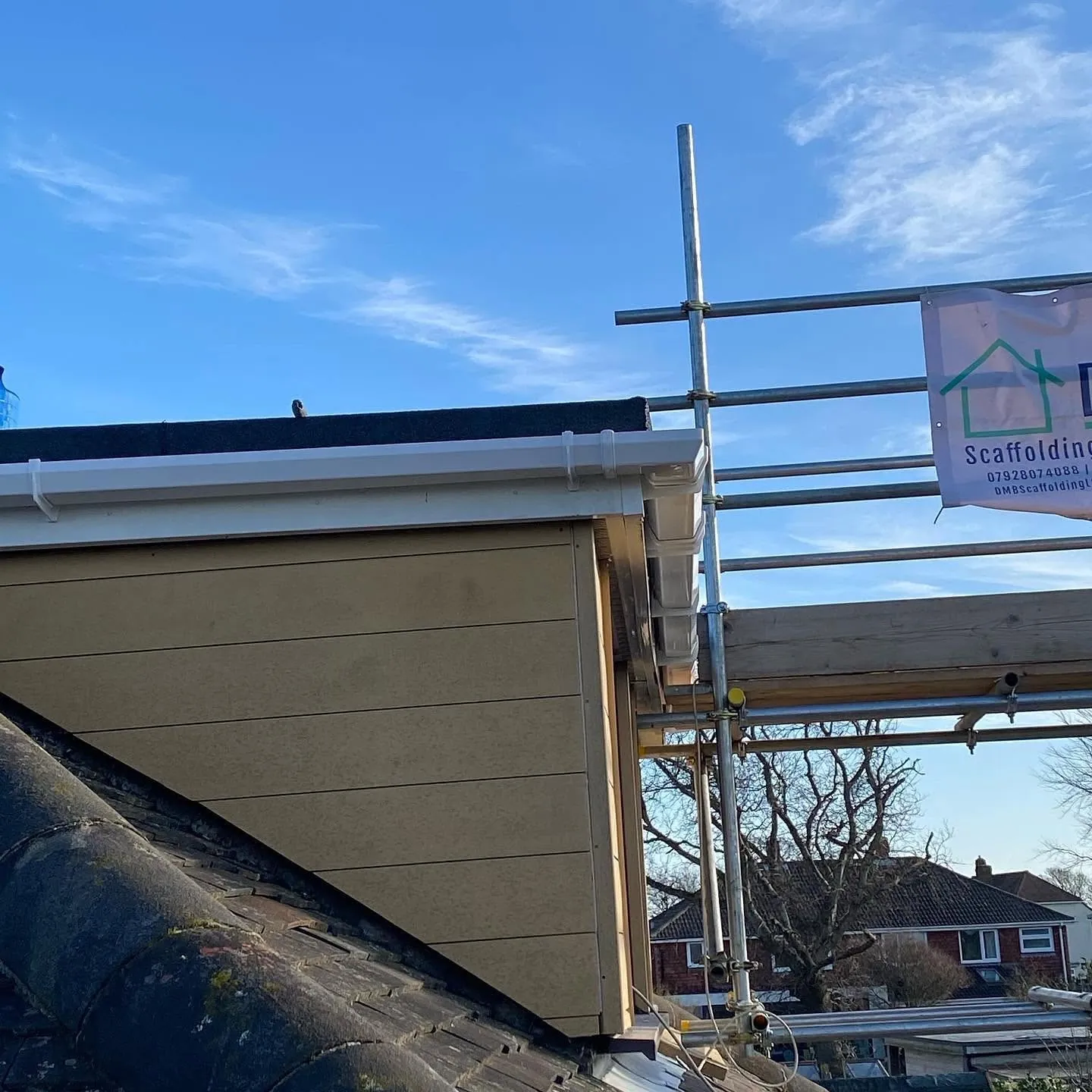 New uPVC fascia boards and guttering